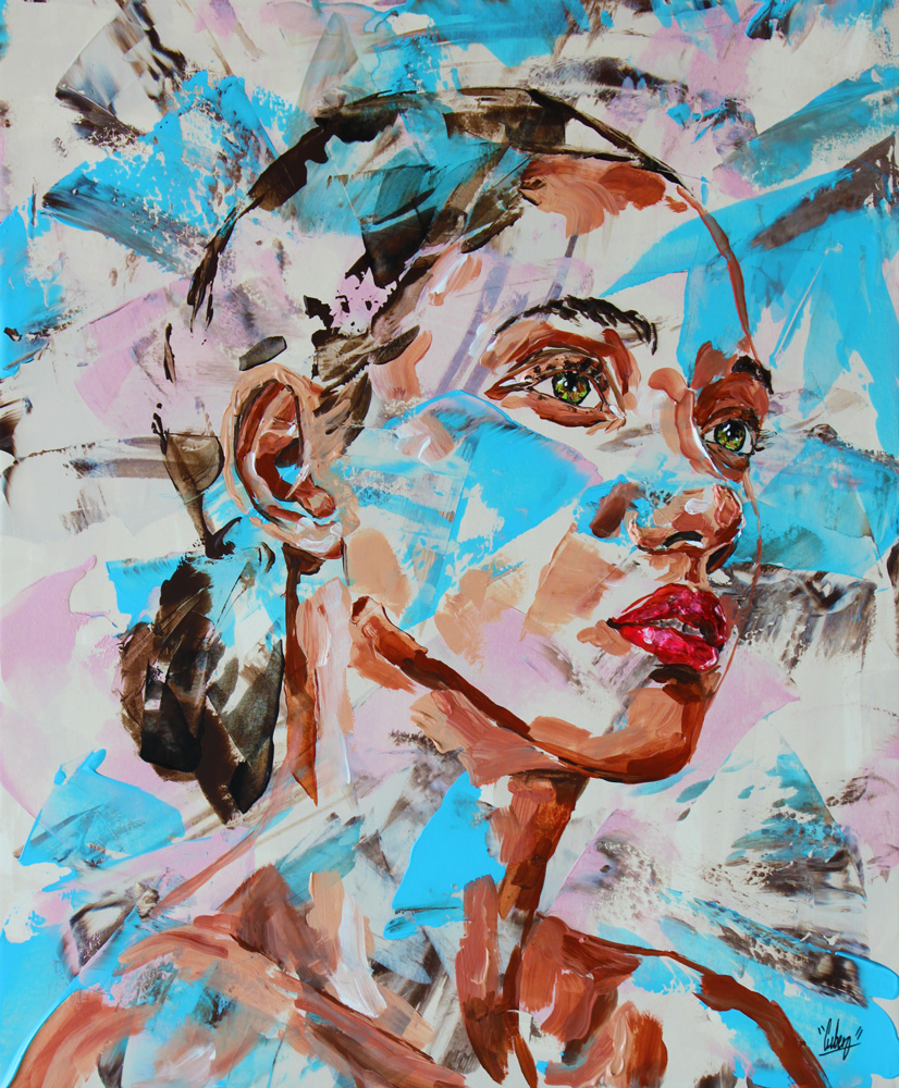 Blue portrait